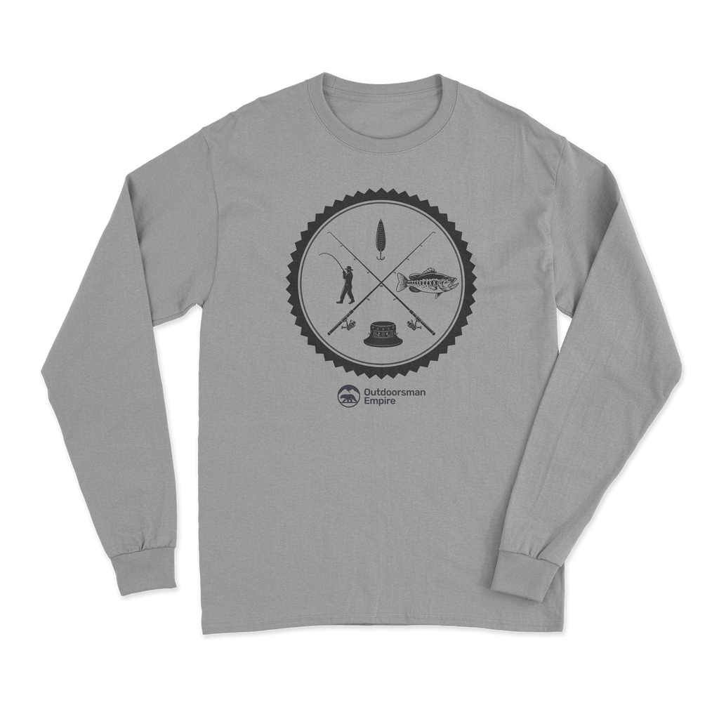 Fishing Vintage v2 Men Long Sleeve Shirt