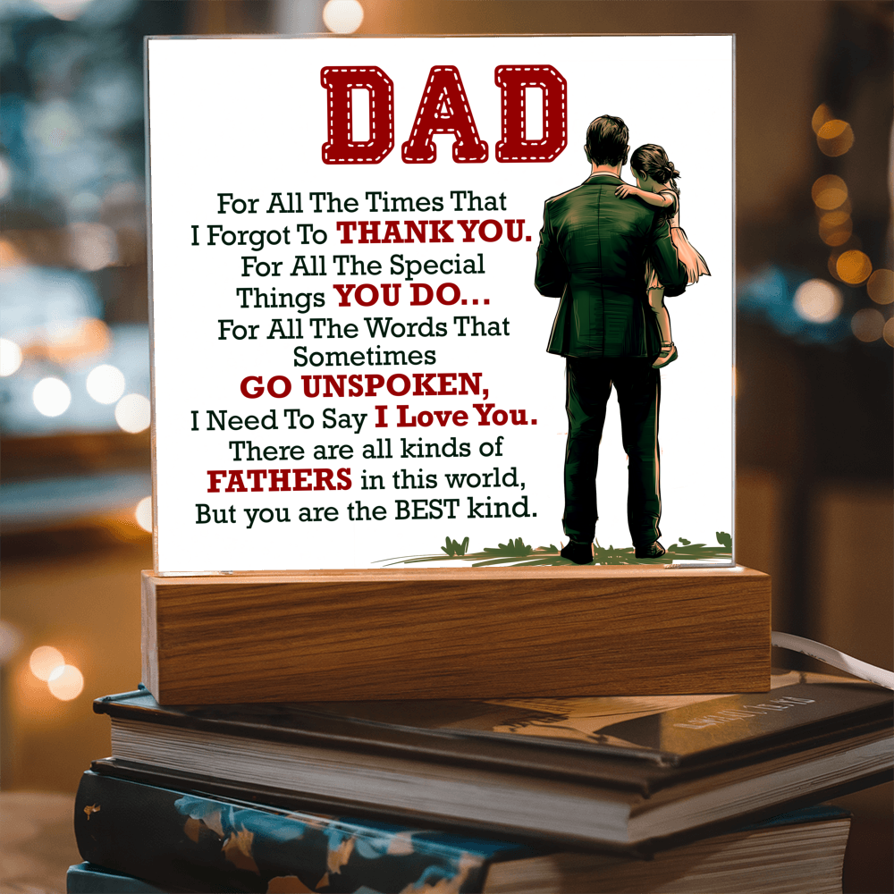 Thank You Dad - Acrylic Square